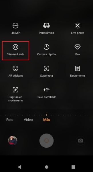 camara lenta