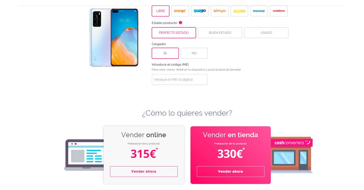 huawei p40 pro cash converters