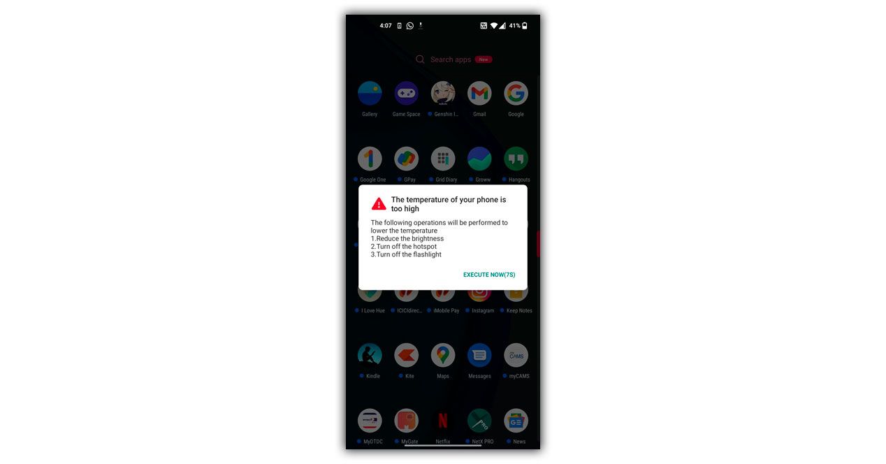problema temperatura oneplus 9 pro