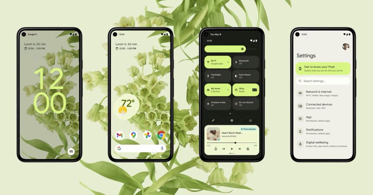 Android 12 diseño