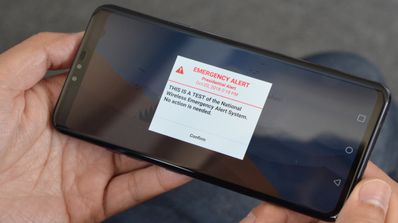 mensaje alerta emergencia inalámbrica