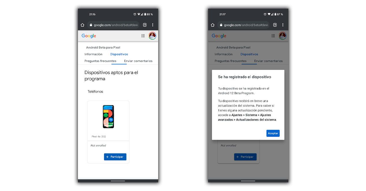 android 12 beta