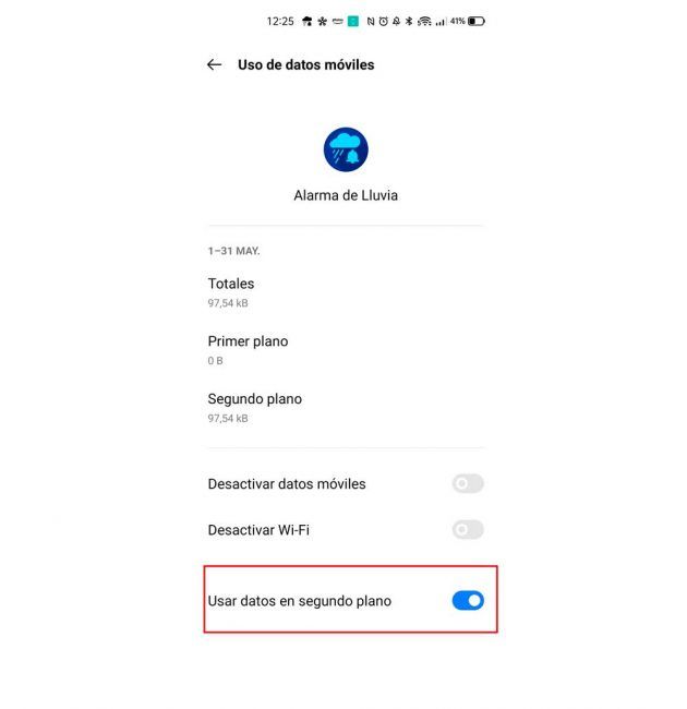 consumo datos apps