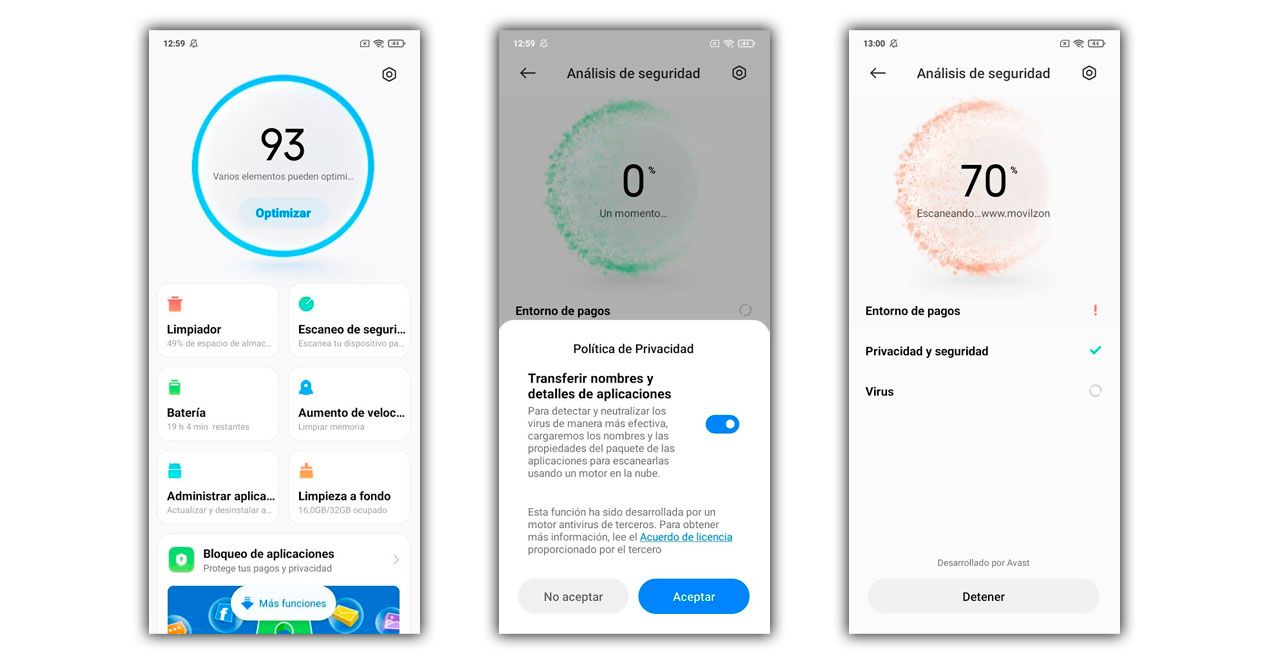 escaneo seguridad xiaomi