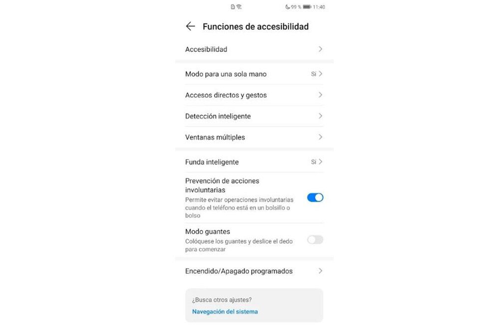 Funciones accesibilidad con EMUI 11