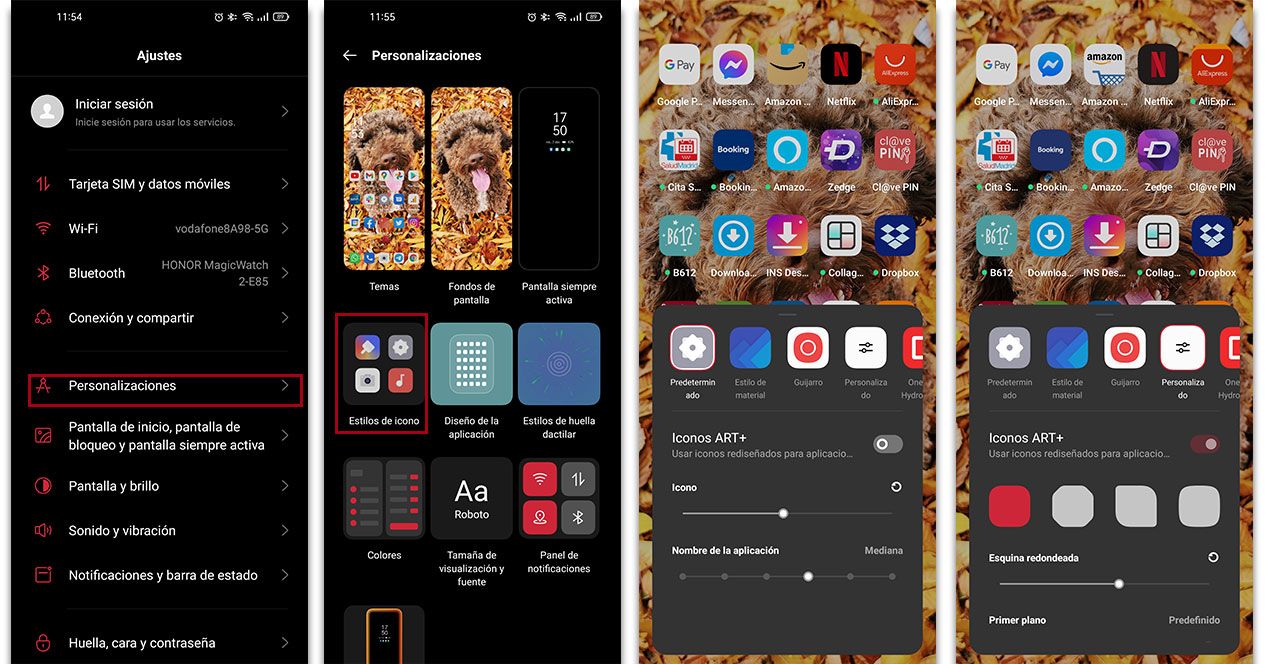 iconos oppo