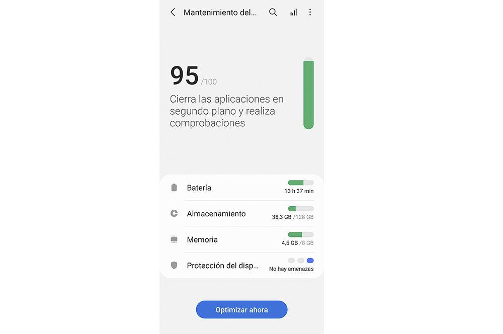 Optimización Samsung