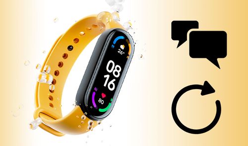 mensajes mi band 6