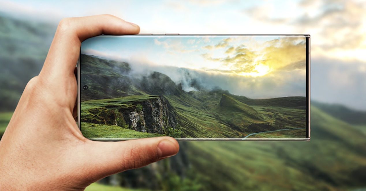 samsung haciendo fotos