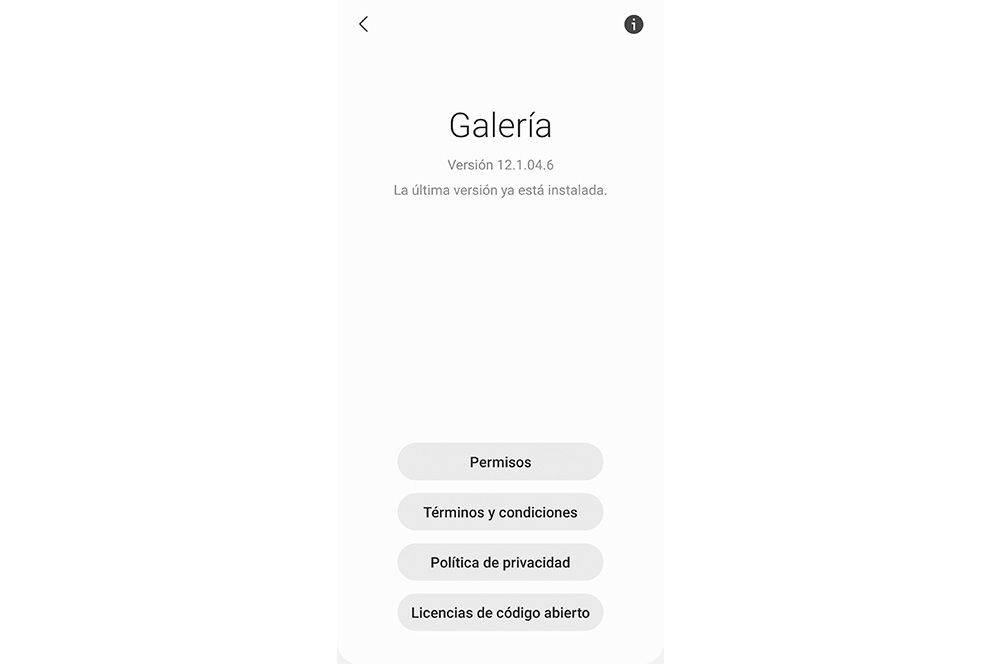 Versión galería Samsung