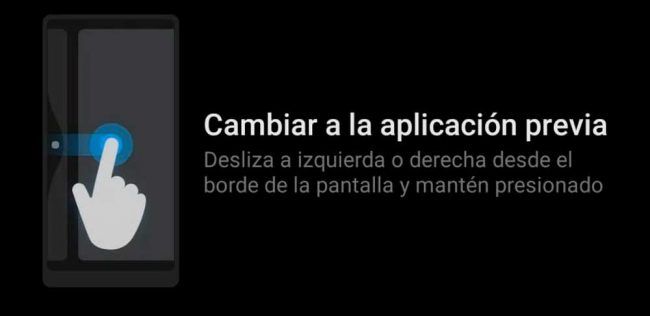 móviles xiaomi gestos navegación