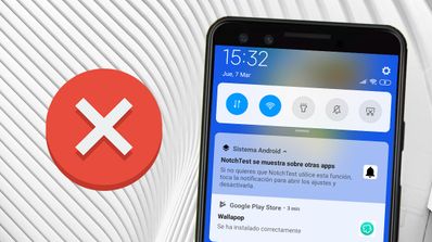 La barra de notificaciones de un móvil Android no funciona