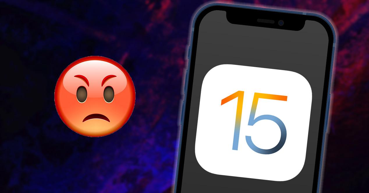 Erreurs et problèmes sous iOS 15