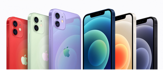Apple iPhone de colores