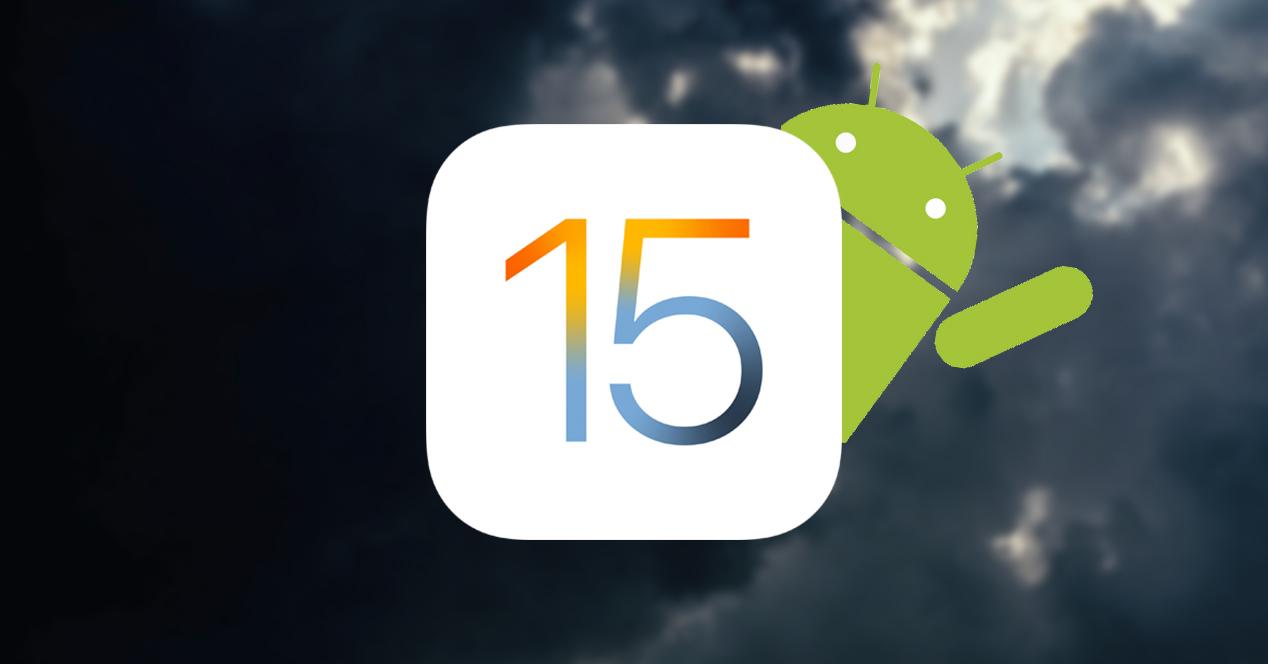 iOS 15 Kopien von Android