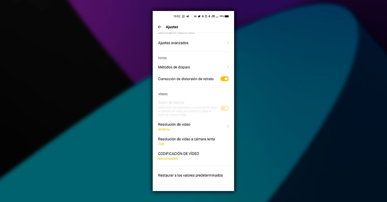 metodos de disparo realme