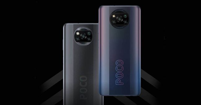 Poco X3 Pro fondo negro
