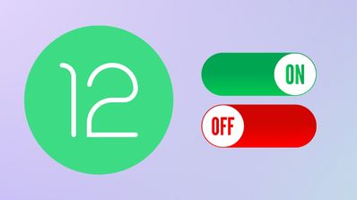 Menú de encendido de Android 12