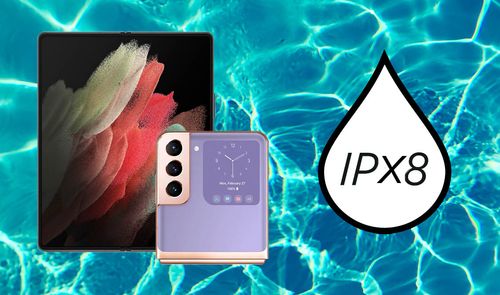 Samsung Galaxy Z Flip 3 y Z Fold 3 con IPX8