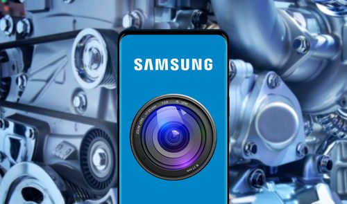 camara motor samsung logo