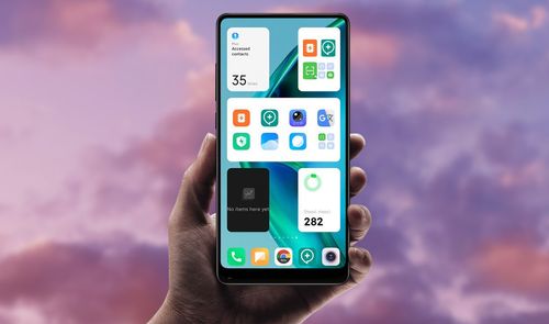 MIUI 12.5 nuevo diseño widgets