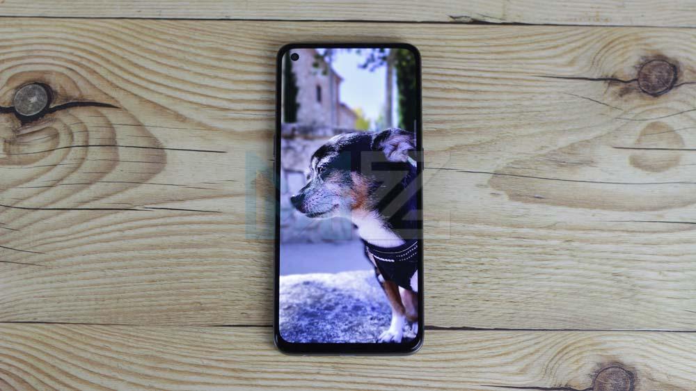 Image on the screen of the realme GT Master Edition