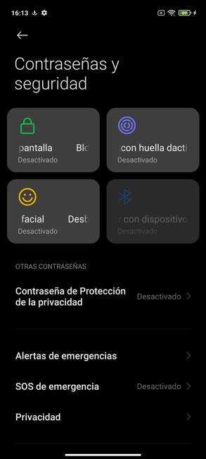 Securidad-alternativ på Redmi Note 10 5G