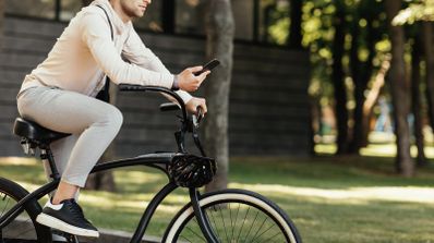 Soporte de móvil para bicicleta