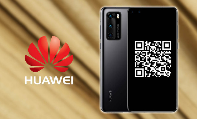 Lector código QR Huawei