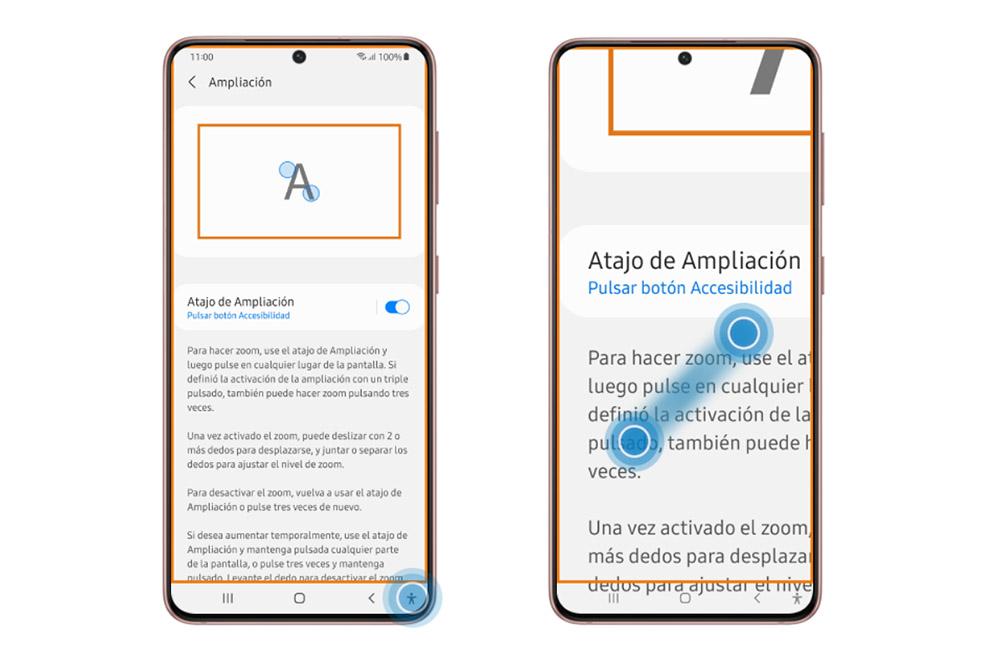 Mobiler Android-Bildschirm
