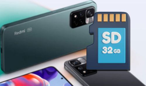 microSD con moviles redmi