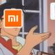Meme mariposa con logo Xiaomi y MIUI 13