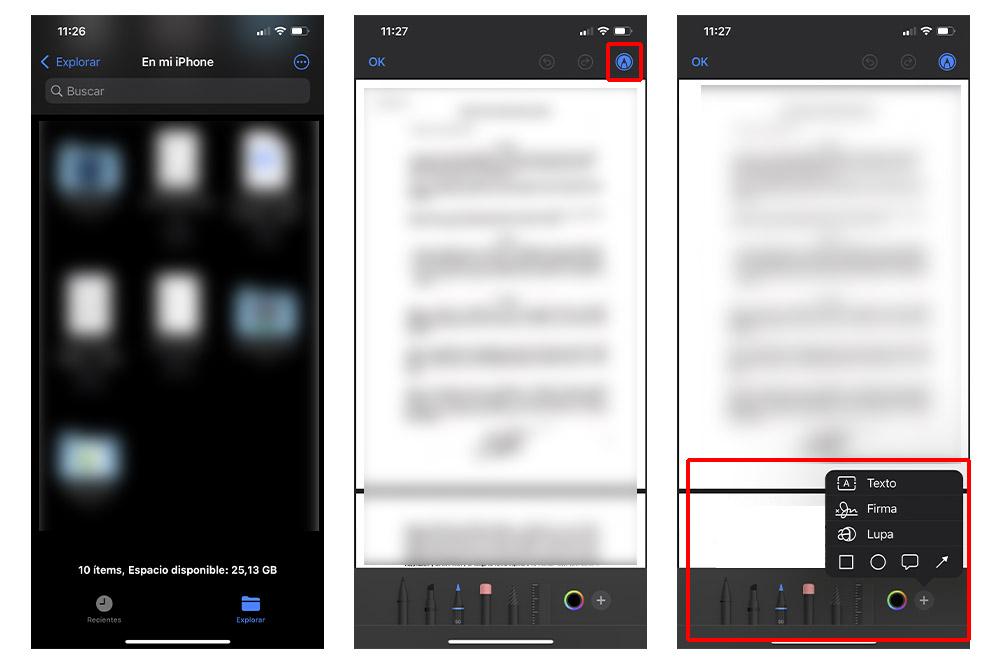 Editar PDF y archivos iPhone