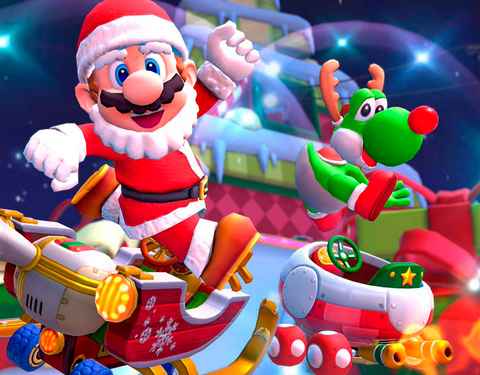 La Navidad llega a Mario Kart tour!