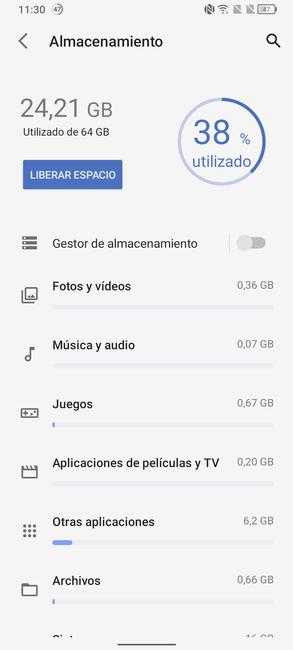 Xiaomi 11T storage