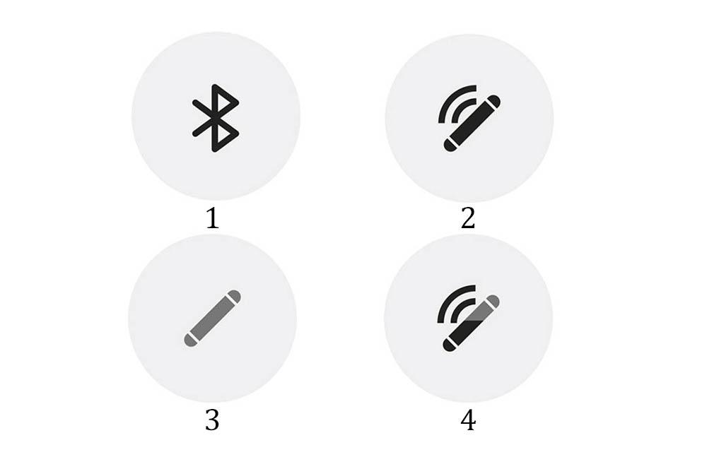 Iconos de conectividad Samsung