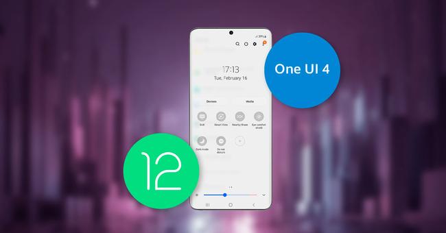 one ui 4 android 12 samsung