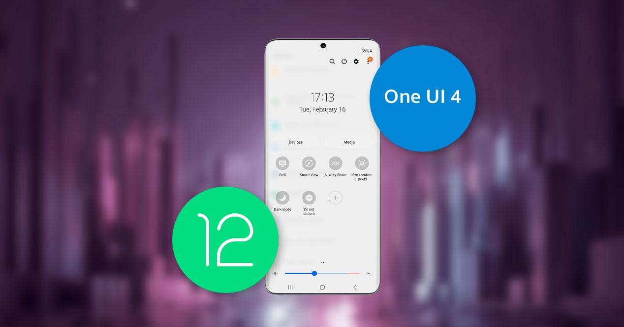 one ui 4 android 12 samsung