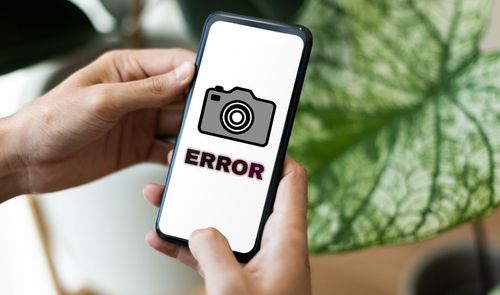 problema error camara movil mano