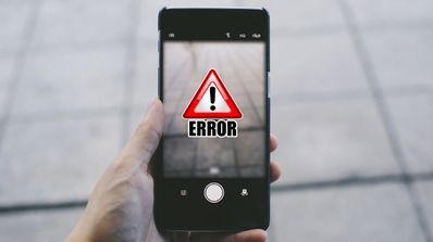 Error en la cámara del móvil