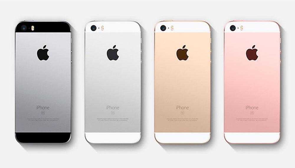 iPhone SE 2017-färger