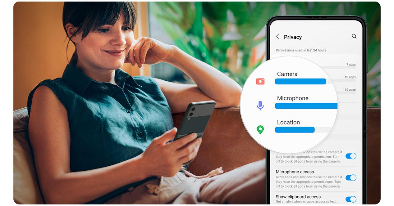 Privacidad Samsung One UI 4