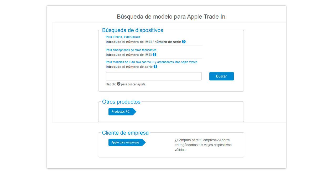Apple trade in vender movil