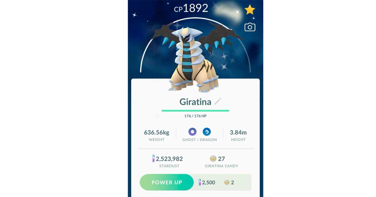 Giratina Shiny Pokémon GO