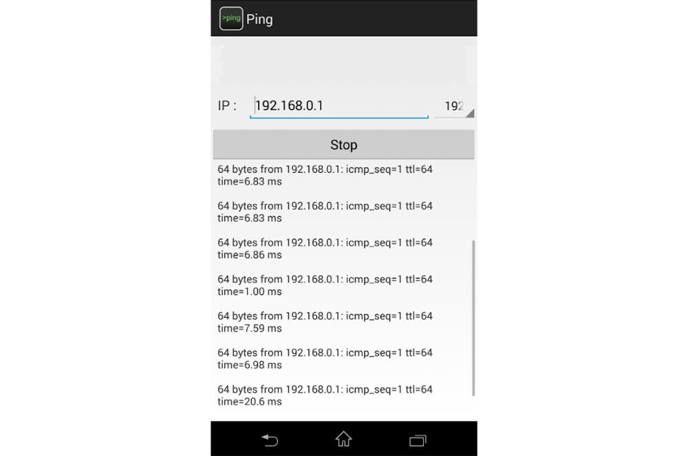 App Ping de Android