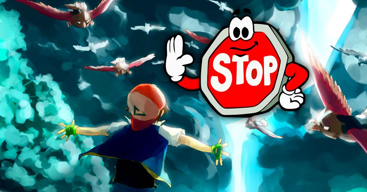 stop parar pokemon go