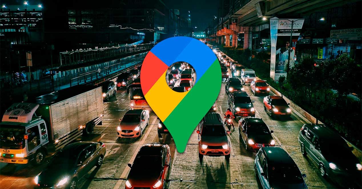 Atascos Google Maps