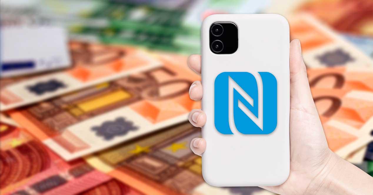 Funda móvil NFC