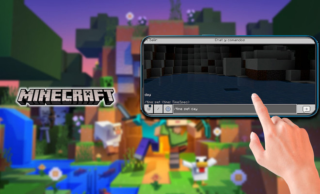 Comandos de Minecraft para el móvil