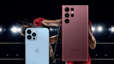 combate iphone 13 pro max samsung galaxy s22 ultra